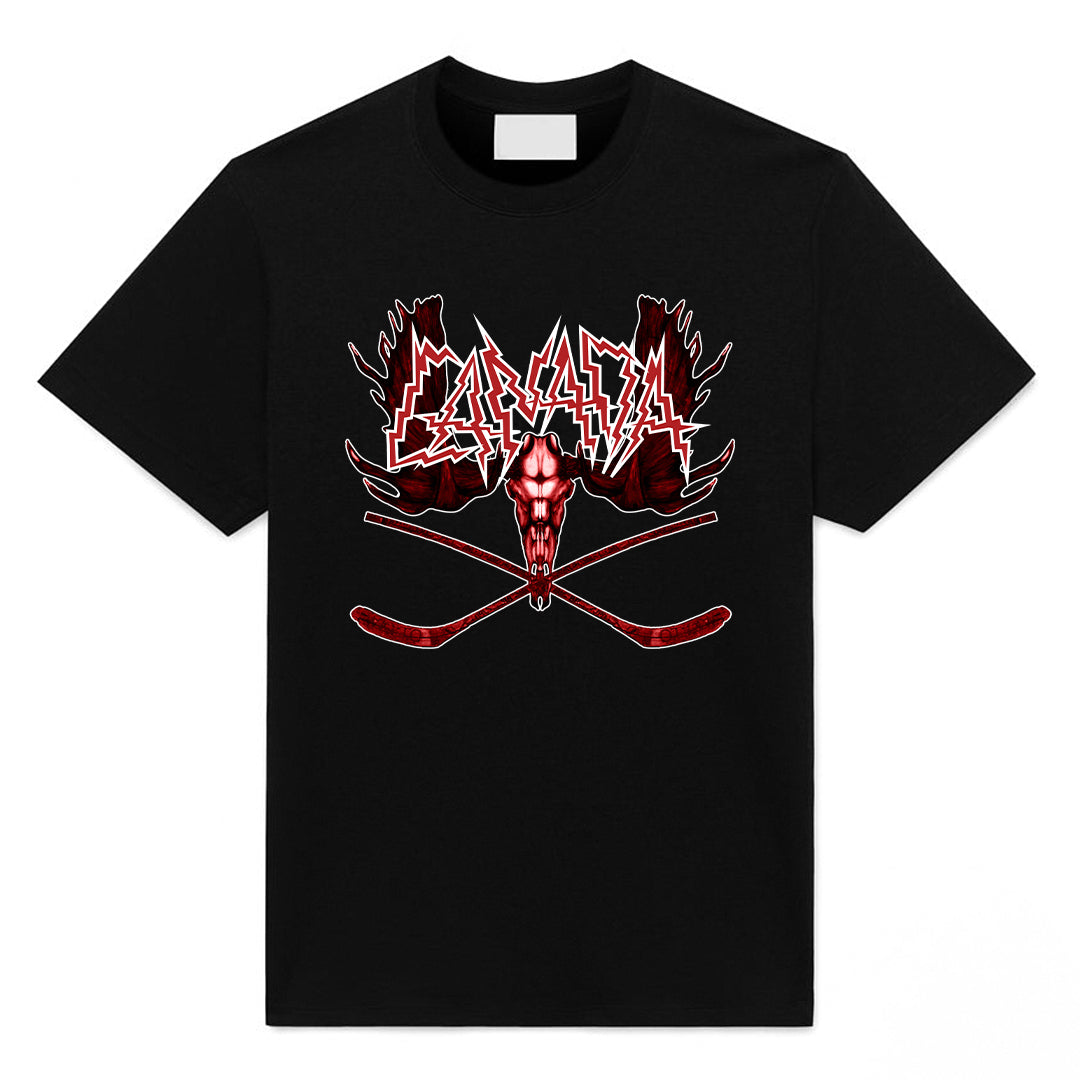 Canada, Metal, Moose, Hockey