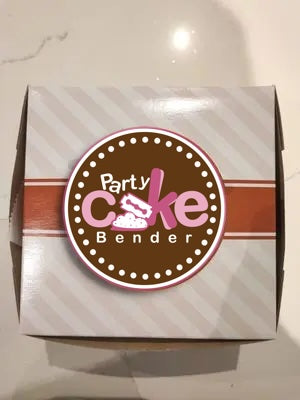 parody Miami bakery box with Party Coke logo on top