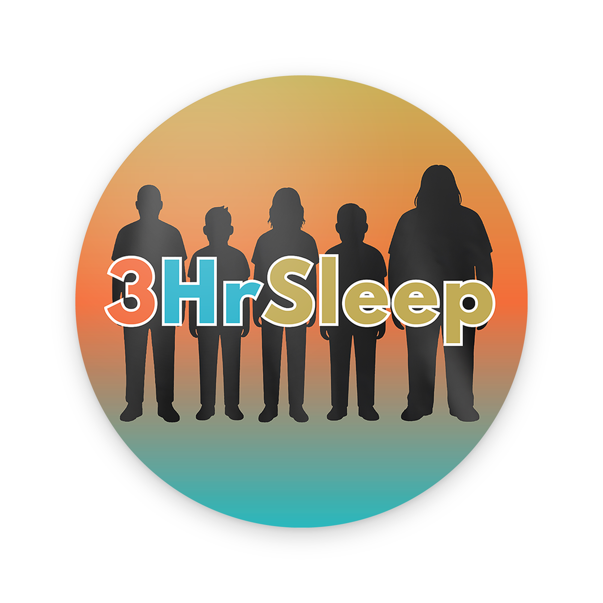 3Hr Sleep - Sticker