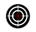 Black Crosshairs Slipmat
