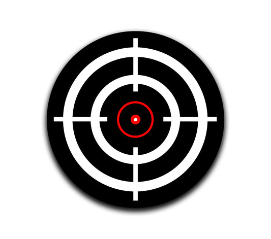 Black Crosshairs Slipmat