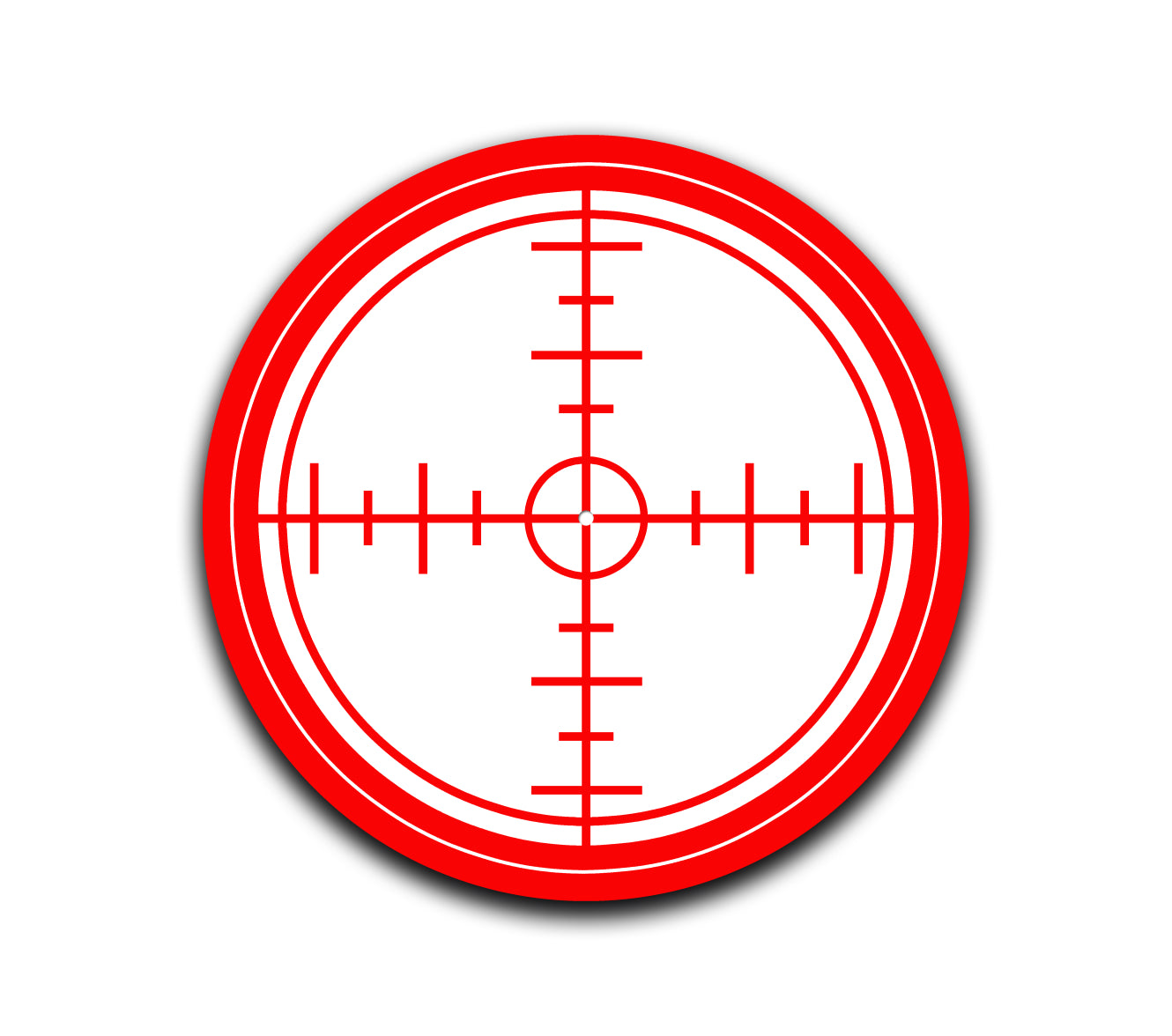 Red Crosshairs Slipmat