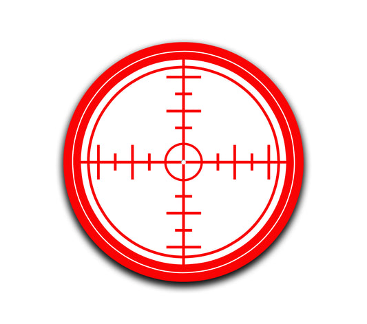 Red Crosshairs Slipmat