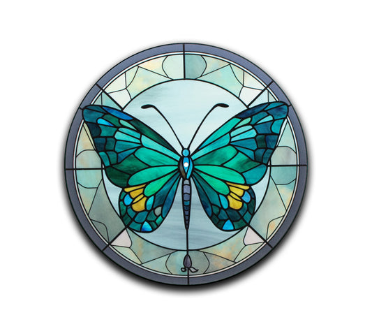 Stained Glass Butterfly Slipmat