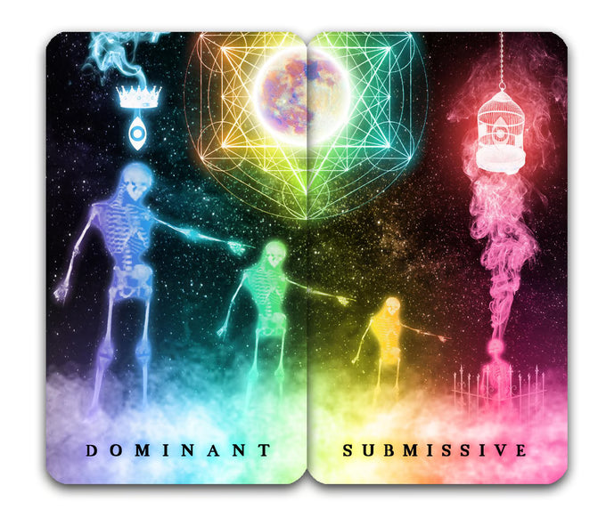 Arcanaless Ars Occludia Dominant and Submissive relationship tarot expansion cards