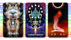 Arcanaless Ars Occludia cards Home, Accountability and Shame with symbolic relationship artwork
