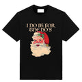 I Do It For The Hos Christmas T-shirt with bold holiday graphic by Neesh Labs