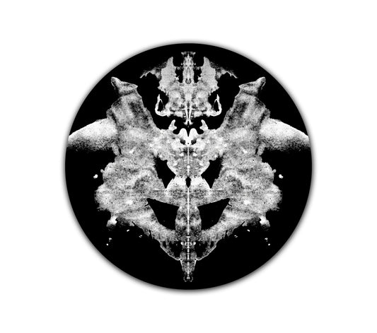 Ink Blots – 12 inch felt turntable mat by Neesh Labs
