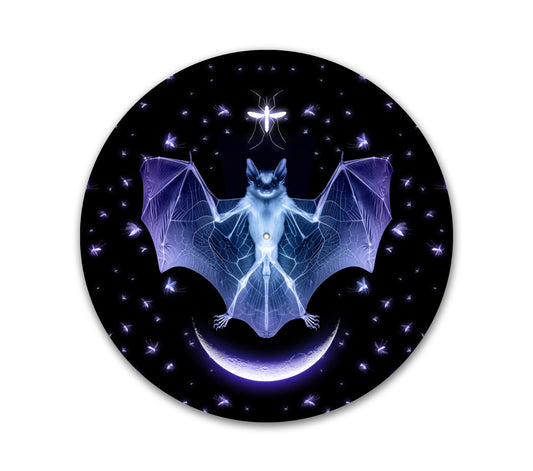 fledermaus – 12 inch felt turntable mat by Neesh Labs