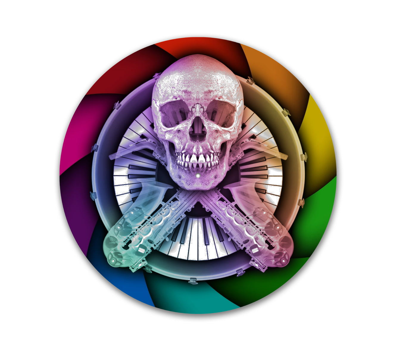 Jazz Pirate – 12 inch felt turntable mat by Neesh Labs