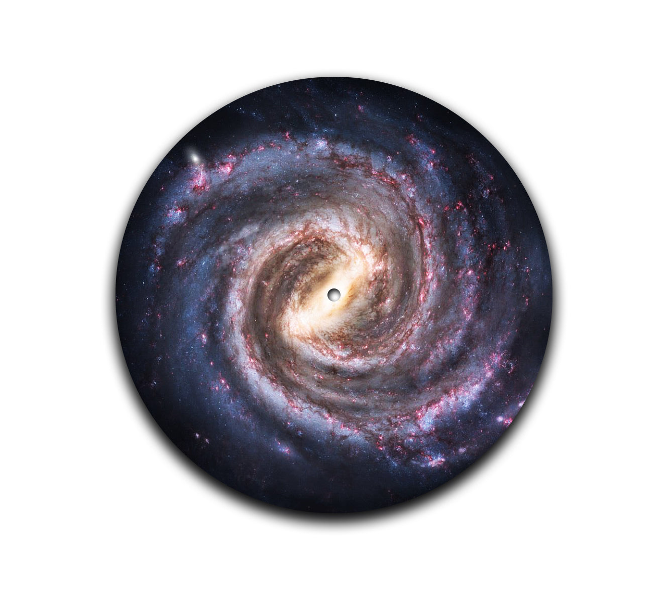 Milky Way – 12″ Turntable Mat for Vinyl Collectors by Neesh Labs