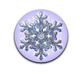 Snow Flake – 12 inch felt turntable mat by Neesh Labs