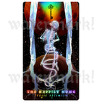 Arcanaless tarot sticker ‘The Happily Hung’ by Matthew Pazzol — inclusive, modern tarot artwork printed on durable vinyl